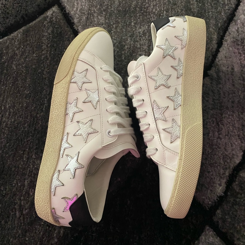 Saint Laurent Star Leather Sneaker Woman’s Ysl 8